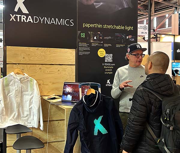 X-Tense Demo jacket at ISPO 2023 Munich